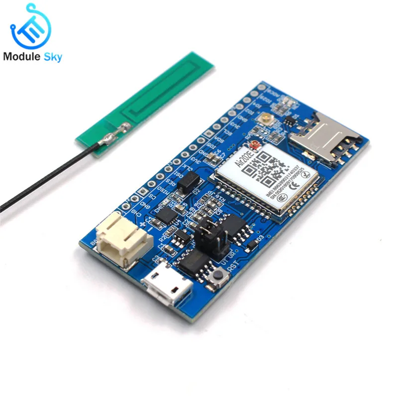 

Air202 GSM GPRS Node v1.0 USB to TTL Chip CH330N Development Board with GPS Antenna for DIY Maker kit