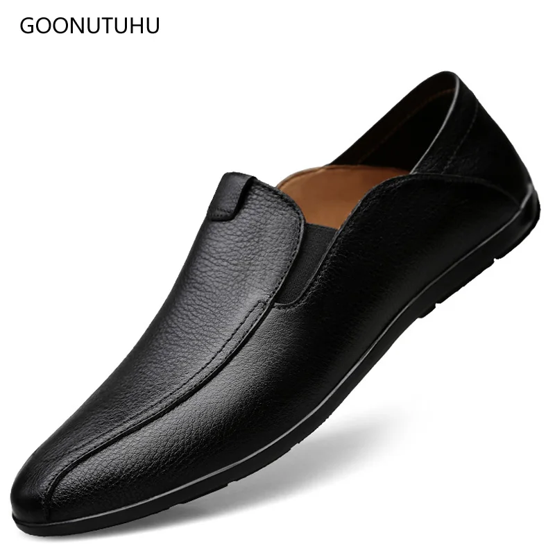 Men's casual shoes slip on loafers breathable urban young man shoes ...
