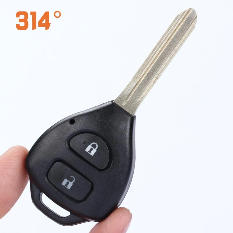 

Three-button Black Car Key Straight Remote Control Replacement Key Shell Suit For Toyota Camry Reiz Crown Corolla Car Key