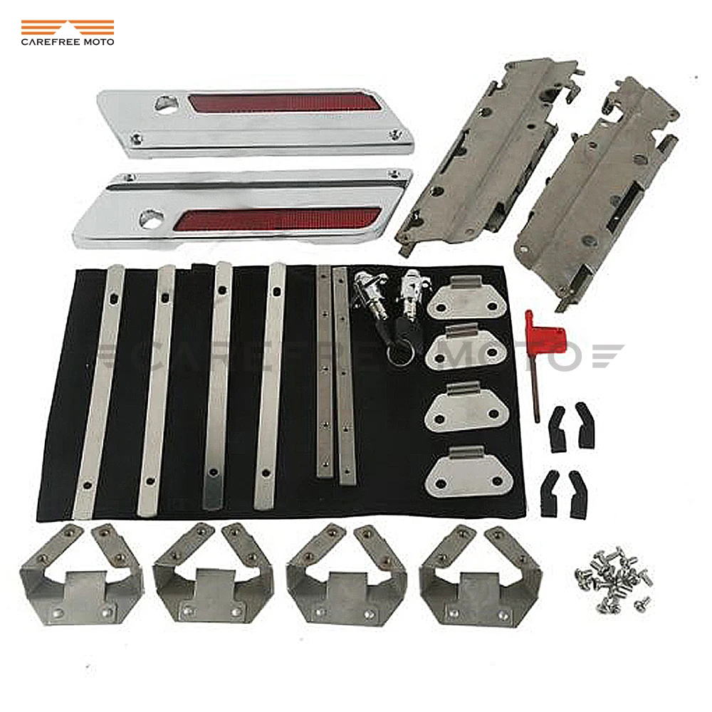 Motorcycle Saddlebags Hard bags Hardware Hinges Latch Lids Lock for