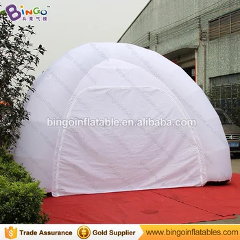 

6 Meters all white color inflatable spider tent hot sale customized blow up tent with air blower for event toys