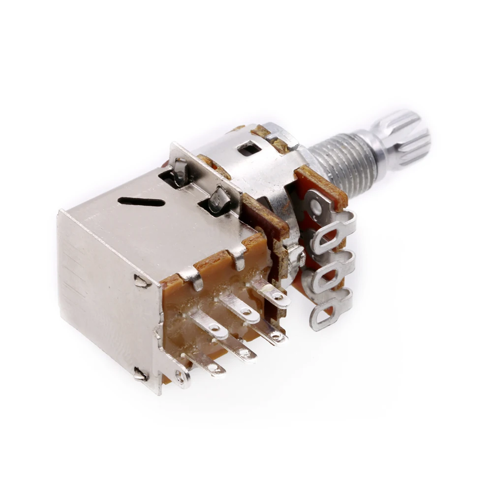 A500K Electric Guitar Potentiometer Push Pull Switch Volume Control Pot