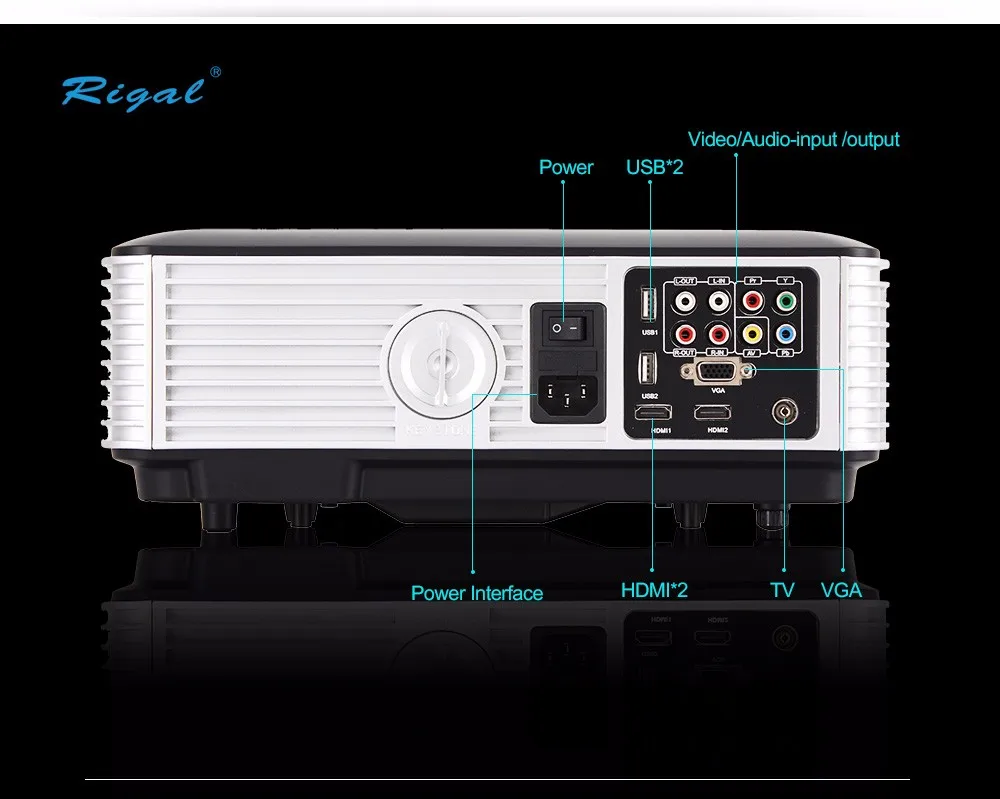 Rigal RD-806 Led Projector (20)