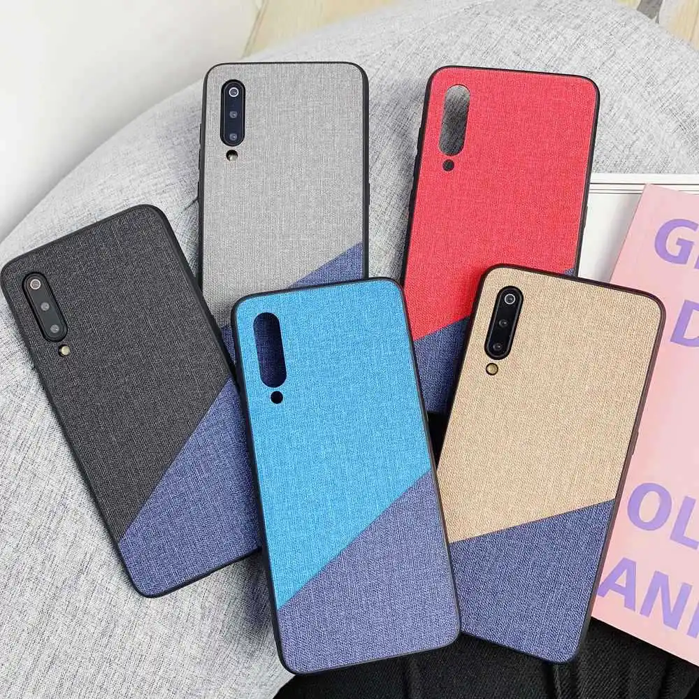 KISSCASE Cloth Pattern Case For Xiaomi Redmi Note 7 8 9 Pocophone F1 Full Protection Simple Style K20 Pro |