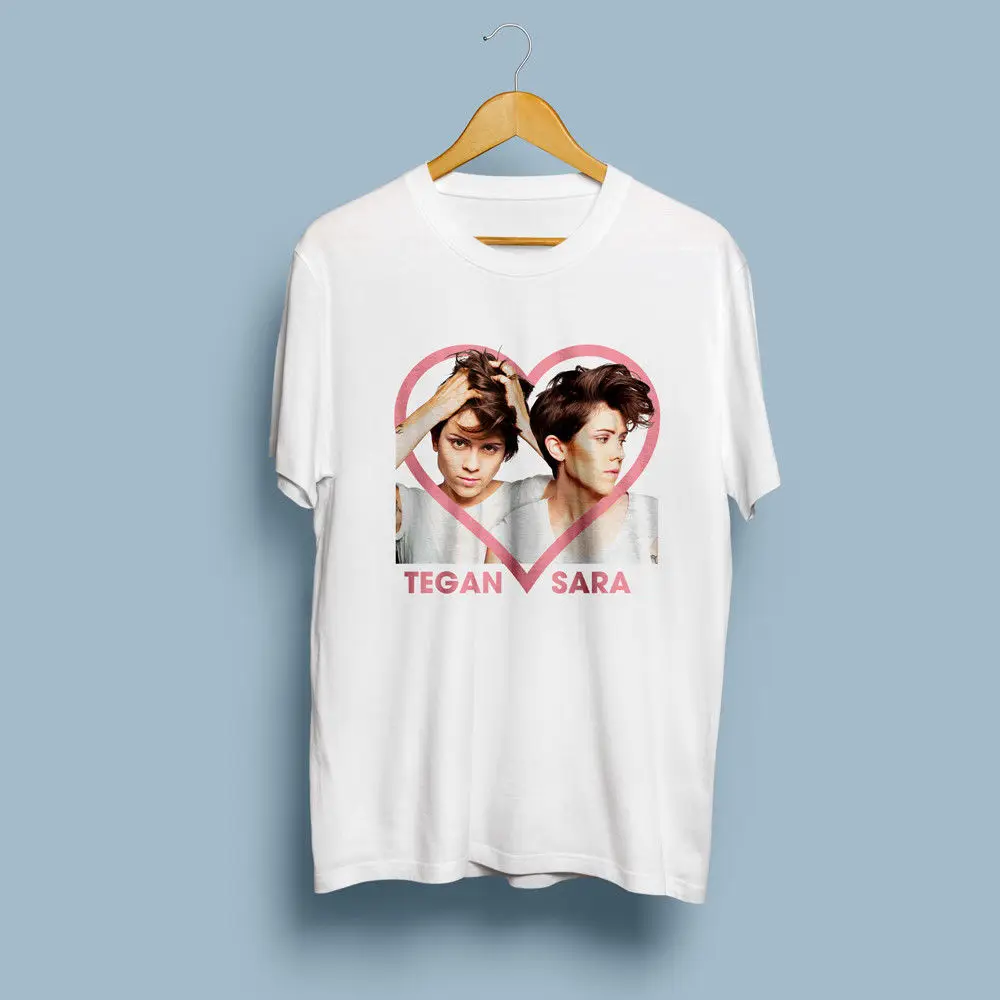 Gildan Новый TEGAN и SARA Band Футболка Мужская Gildan: s-xxl | одежда
