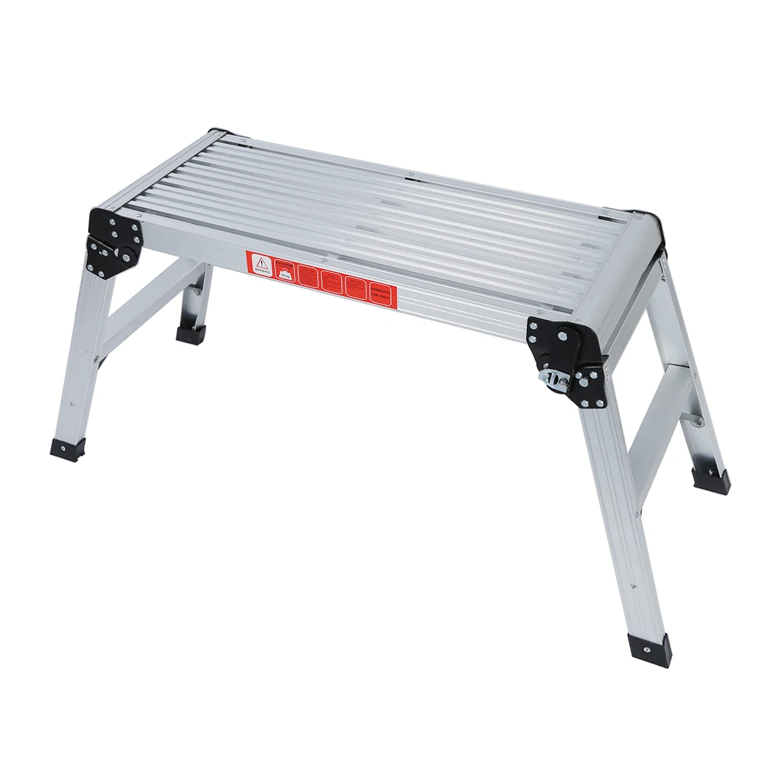 

Furniture 775MM Aluminium Platform Work Bench Folding Step Ladder EN131& CE 150Kg Hop UP