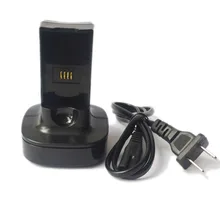 Двойное зарядное устройство для зарядки док-станции держатель подходит для microsoft Xbox 360 беспроводной контроллер геймпад Черный видео принадлежность для игр