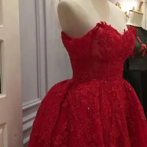 Красное платье Quinceanera бальное платье vestido de 15 anos de debutante сладкий 16 платье элегантное женское вечернее платье баллклид длинное официальное вечернее