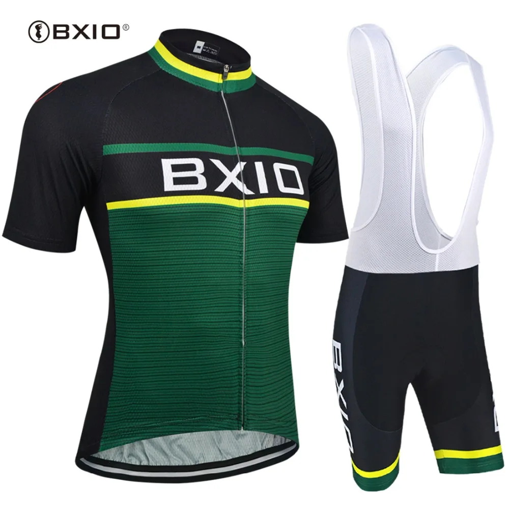 

BXIO 2019 Cycling Jersey Sets Short Sleeve Bicycle Clothing Custom Fitness Clothes Vetement Velo Abbigliamento Ciclismo 092