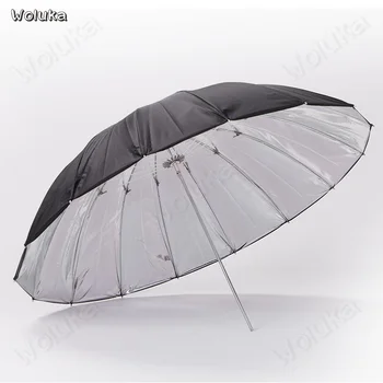 

60 "Reflective umbrella 150cm 16 column Studio umbrella shooting reflective umbrella black silver reflective umbrella CD50 T02