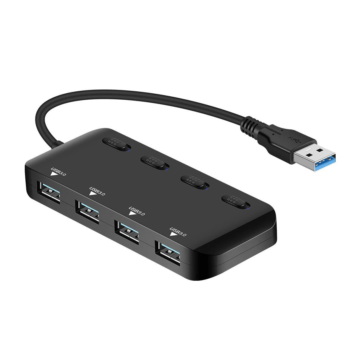multi usb 3.0 hub 4 port adapter splitter DC Power Interface for iMac