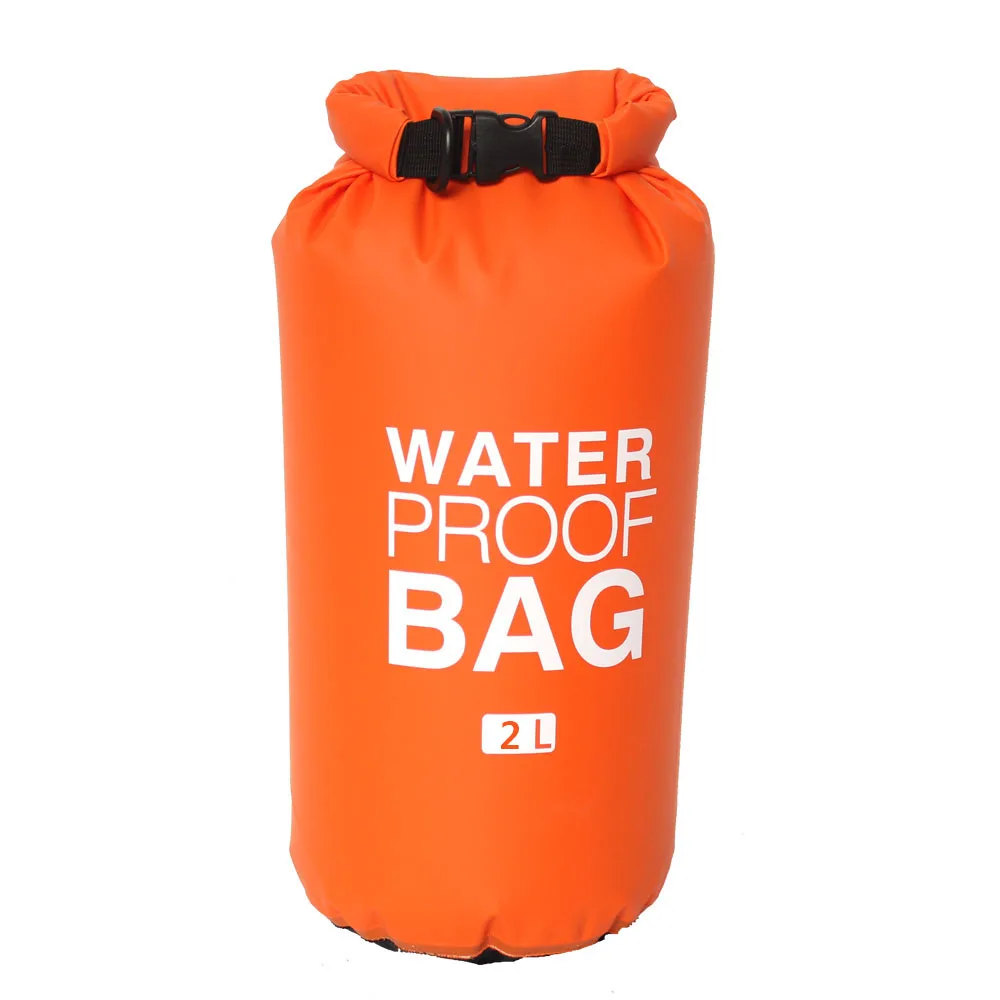 Marjaqe на открытом воздухе ПВХ Водонепроницаемый сухой мешок сумка для хранения рафтинг каякинга каноэ плавательным сумка 2L 5L 15L 20 Комплекты ltravel - Цвет: orange  2L