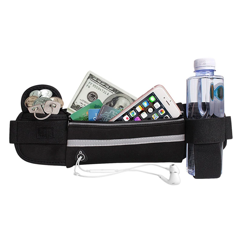 

Fashion mini fanny pack for woMan Man Portable convenient USB waist pack Travel multifunctional waterproof phone belt bags 192