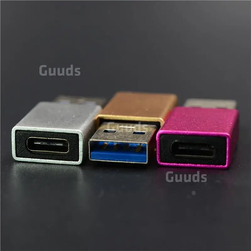 Металлический адаптер type-C с разъемом USB, адаптер USB 3,0 с разъемом type-C