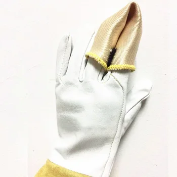 

Welded Finger Sleeve For Welding Gloves Insulated High Temperature Resistant Glass Fiber Finger Sleeve For Protecting Fingers