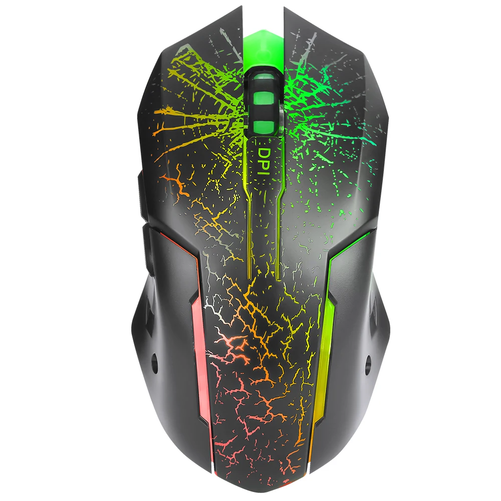 MARVO M207 игровая мышь, 7 цветов подсветка проводная мышь, Регулируемый dpi оптический, эргономический USB Мыши для ПК/ноутбуков/компьютера