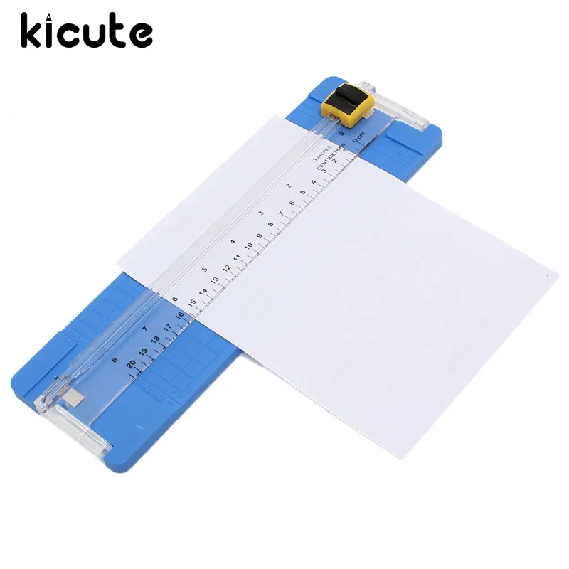 

Kicute Unique A4 Precision Manual Paper Card Trimmers Cutter Cutting Blade Scrapbook Lightweight Cutting Machine Office Kit