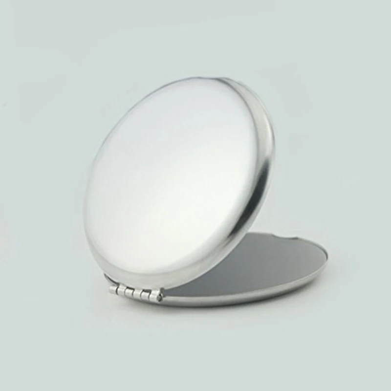 

High Quality Silver MINI POCKET MIRROR, All Stainless Steel Round Travel Cosmetic Mirror in 2.5 Inch Size
