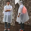 Manteau imperméable multifonctionnel universel hommes | Imperméable Transparent femme, sac à dos Poncho, couverture de manteau de pluie imperméable, Camping randonnée ► Photo 3/6