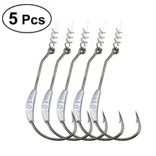 5 шт. 2,5 г длинный широкий кривошипный рыболовный крючок заточенный для рыбалки свинцовые рыболовные Крючки снасти