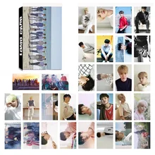 Мода 30 шт./компл. K-POP альбом Seventeen бумага фото карты DIY Lomo открытка Kawaii канцелярские принадлежности подарок