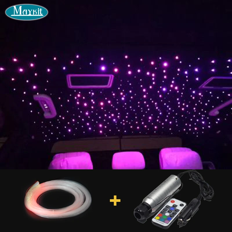 Maykit Compact Car Fiber Optic Stranding Light With 12v Light Engine