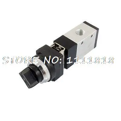 

1/4" PT Latching Black Button 2 Position 3 Way Air Mechanical Valve MV322PB