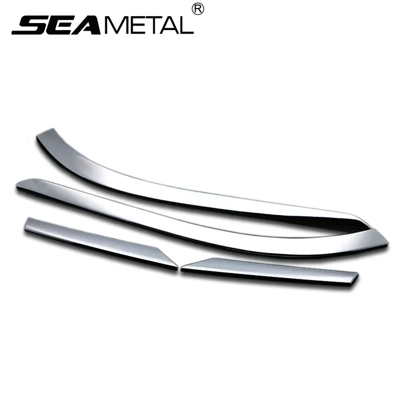 

Car-styling Car Rear Tail Lights Frame Cover Eyebrow Decoration Glitter Stickers ABS Chrome Auto Accessories Car Styling