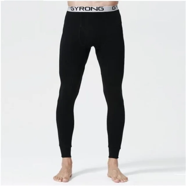 2020 new Autumn and Winter Men  Long  Johns  100% cotton Thermal Underwear Pants size M to 4XL 2