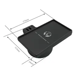 Qi автомобильное беспроводное зарядное устройство для iPhone Xs Xr samsung S10 S9 для BMW x5/x6 2015 2016 2017 2018 инфракрасный Быстрый держатель телефона