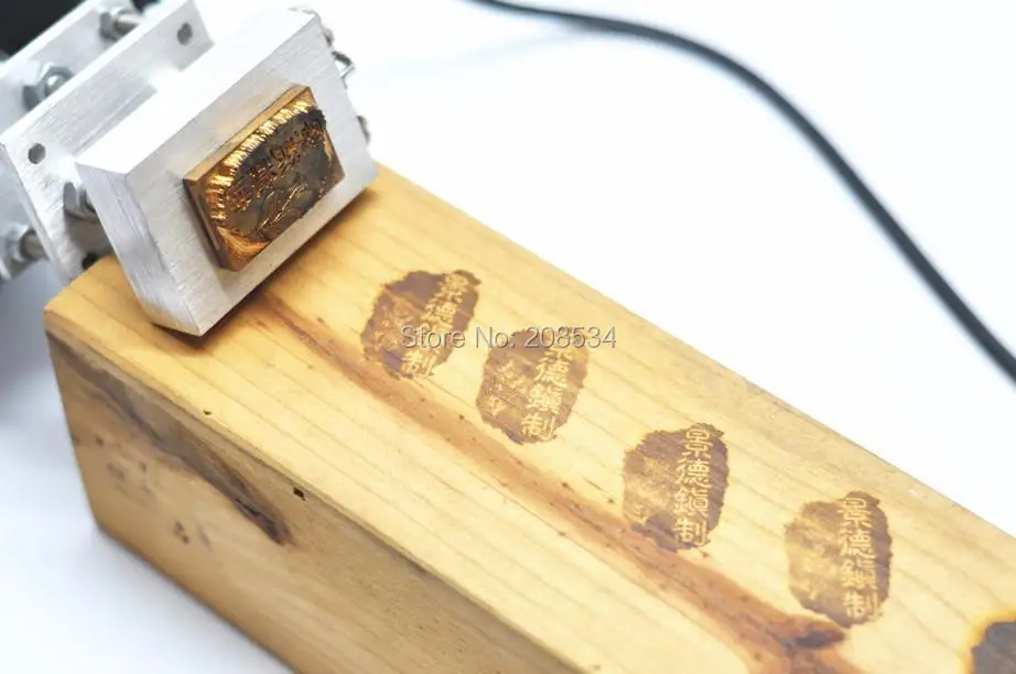 5X7CM Manual Hot Stamping Machine Handheld Hot Stamp Printing Machine Mark printer Leather embossing LOGO Brand Pressing Machine