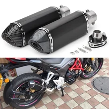 

Universal 51mm motorcycle muffler exhaust Pipe akrapovic modified sportster with db killer for cbr650f er6n tmax 500 fz6 msx125