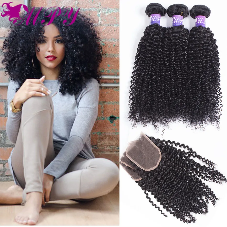 Short curly weave with closure Clearance