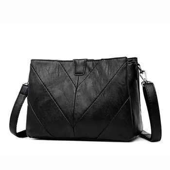 

2019 New Sac A Main Femme Brand Luxury Leather Crossbody Bags for Women Leather Handbags Tote Soft Female Shoulder Bag