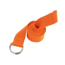 Пояс для йоги Мягкий регулируемый спортивный стрейч-пояс d-образные ремни для тренировки ног фитнеса тренировки растяжения веревки