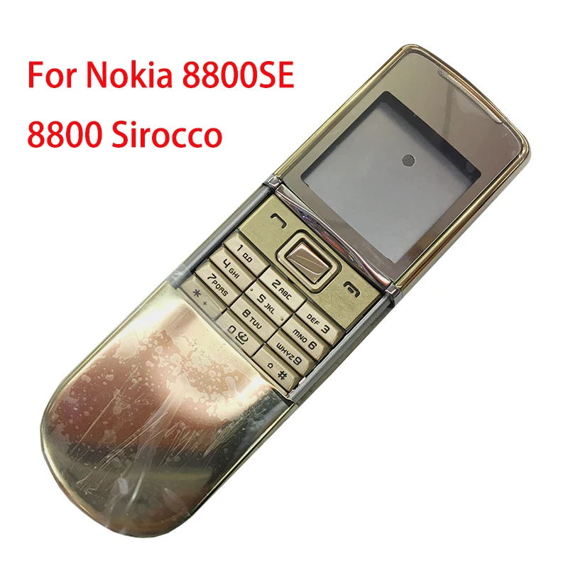 ZUGZUC новый металл для Nokia 8800 Sirocco 8800SE полный корпус мобильного телефона с