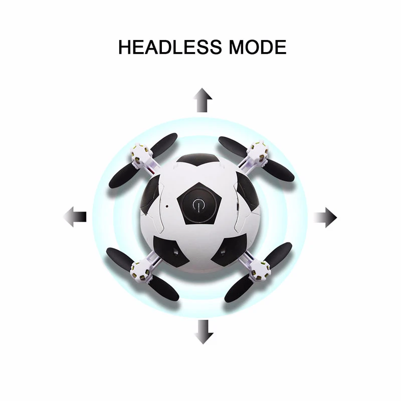 Cena Mini Dron piłka nożna Quadcopter składany Dron 3D odwraca jeden klucz zdjąć tryb bezgłowy helikopter rc dzieci prezent zabawka vs E010 S9
