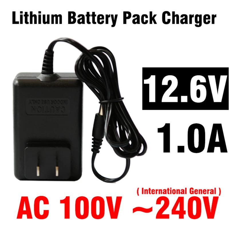 Wholesale 12.6V 1A AC Charger Laptop External Battery