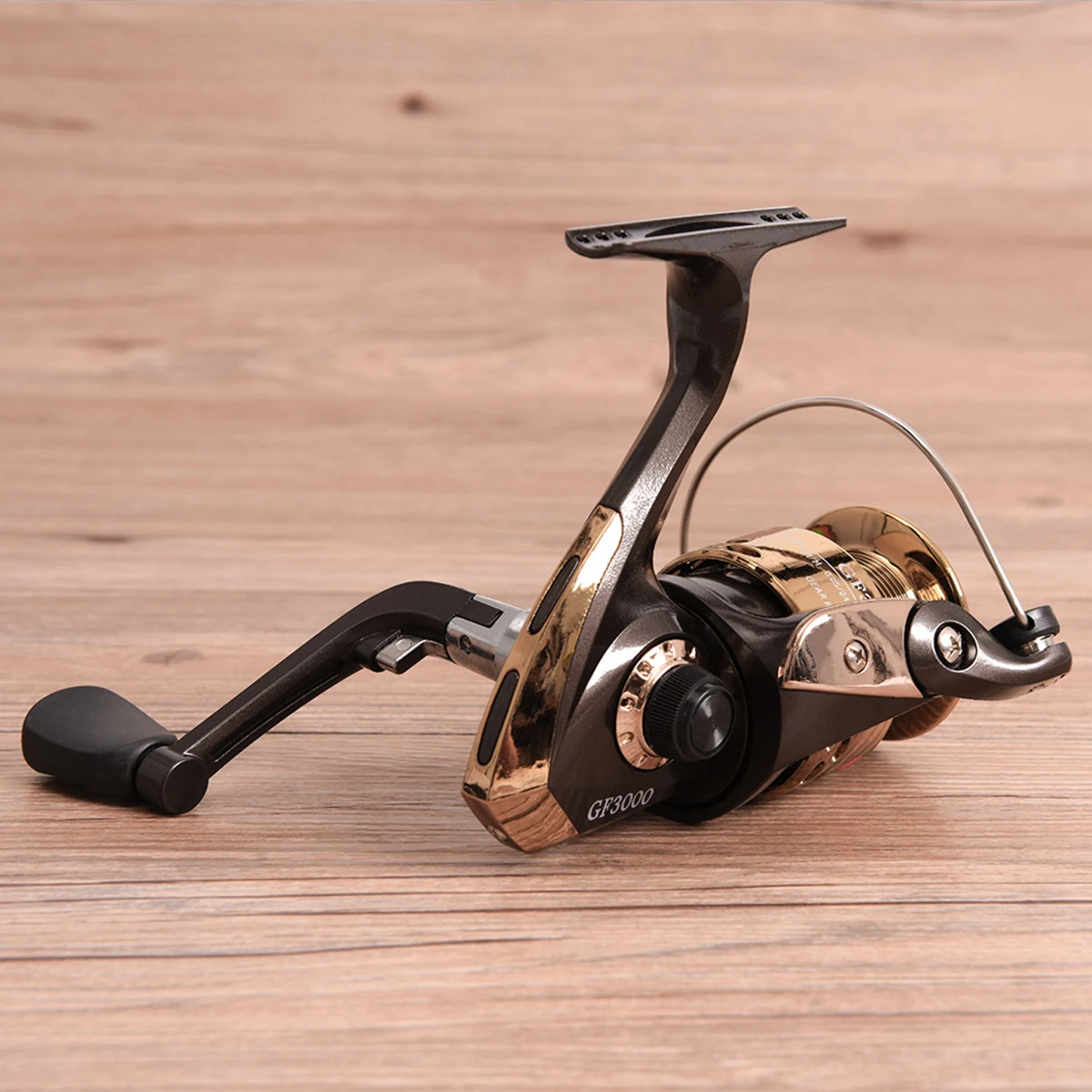 Foldable handle High Speed G-Ratio Fishing Reels Aluminum Body Spinning Reel Rocker Arm Copper Rod Rack 1000/2000/3000/4000/5000 | Спорт и