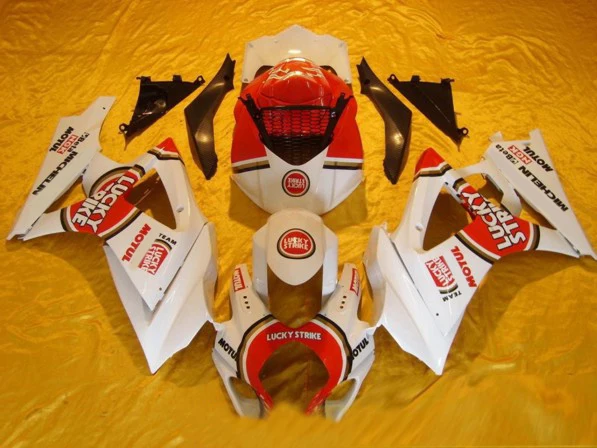 

Injection mold Fairing kit for SUZUKI GSXR1000 07 08 GSX-R GSXR 1000 K7 2007 2008 LUCKY red white Fairings set+7gifts SK70