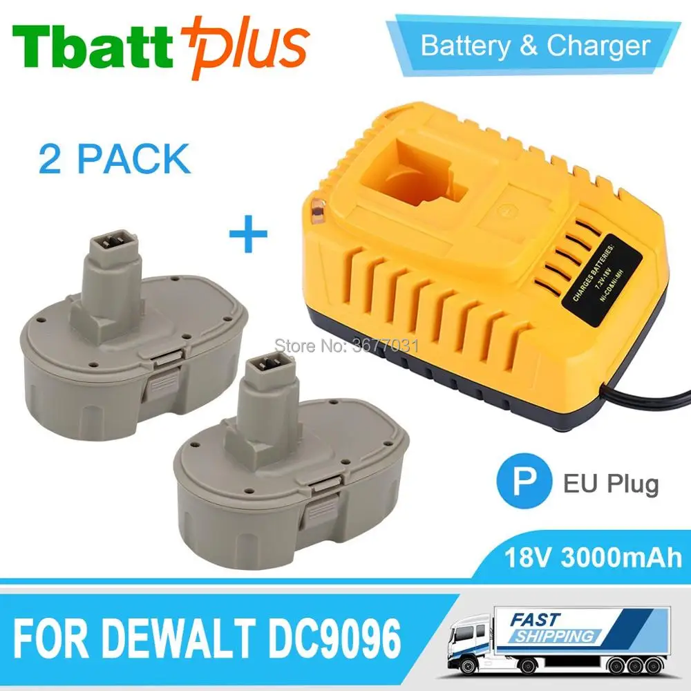 18V 3.0Ah battery for Dewalt DC988KB DC925 DC988 Ni-MH 18volt