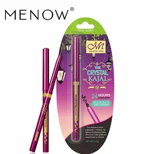 1 шт., серия MENOW, подводка для глаз, макияж, стойкий, водостойкий, черный, коричневый цвет, карандаш, легко носить, карандаш, подводка для глаз, гель, P13022