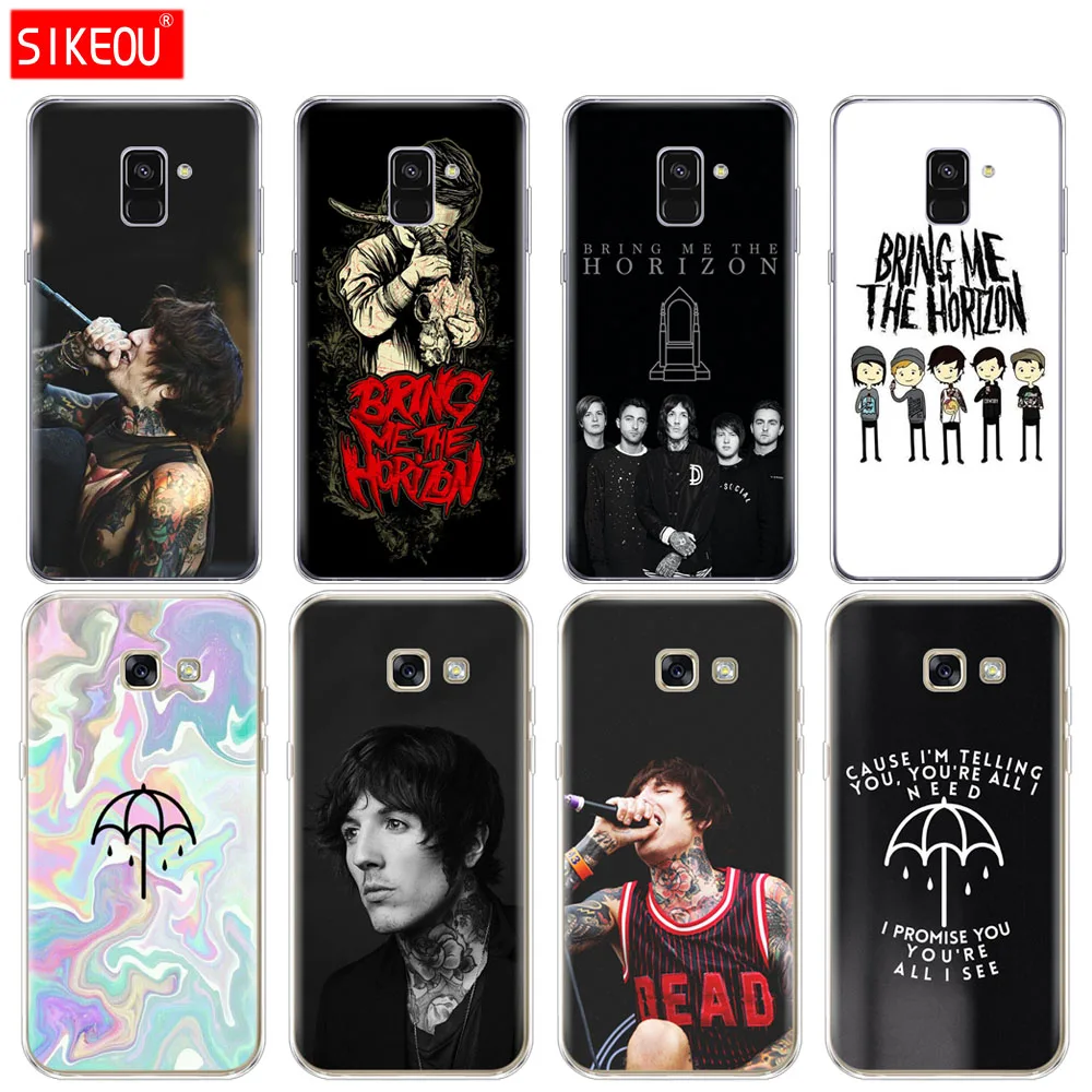 

Silicone phone case cover for Samsung Galaxy A6 A8 2018 A3 A310 A5 A510 A7 2016 2017 Oliver Sykes Bring Me the Horizon bmth