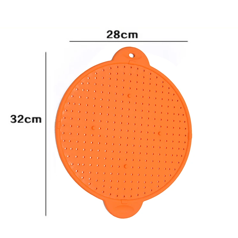 1 шт. разбрызгиватель крышка для экрана круглая крышка для сковороды пробка для разлива горшок разбрызгиватель Экран Ситечко для кухни силиконовый разбрызгиватель