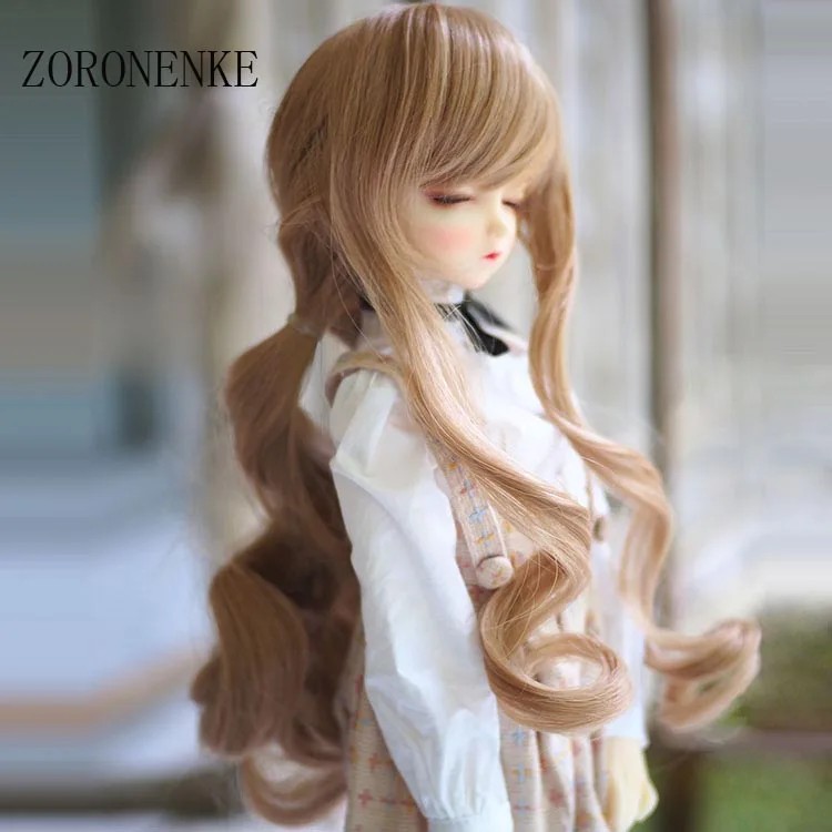 

Парик для куклы ZORONENKE 1/3 1/4 1/6 Bjd SD, термостойкий синтетический провод