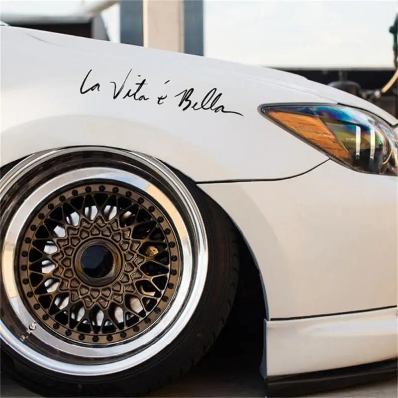 

Car Styling Sticker Life is Beautiful For Seat Ibiza Leon FR Altea Ford Focus 2 3 mk2 mk3 Fiesta Mondeo mk4 Ranger Fusion 2019 1