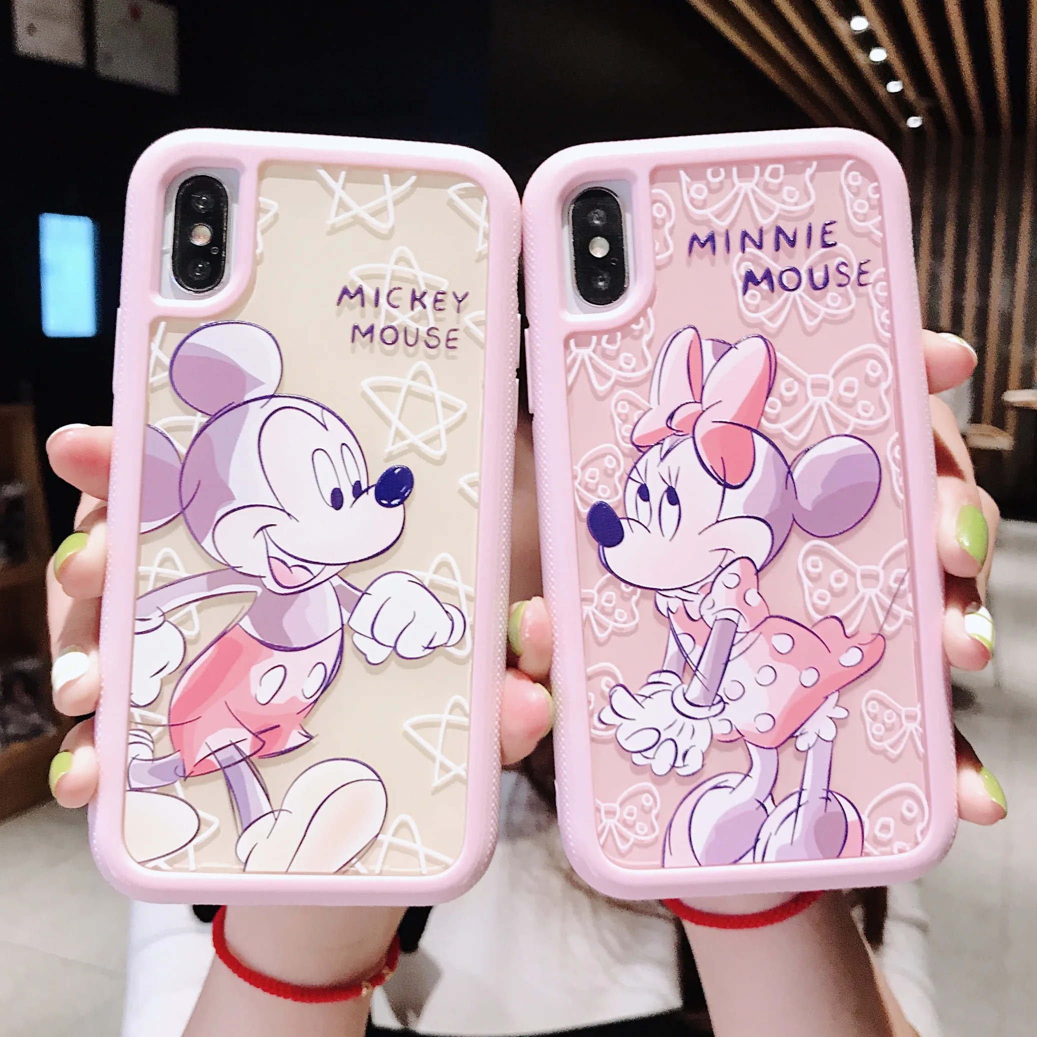 

Cartoon Pattern Matte Relief PC Hard Phone Case For iPhone X XR XS Max 7 8 6 6s Plus Case Back Cover