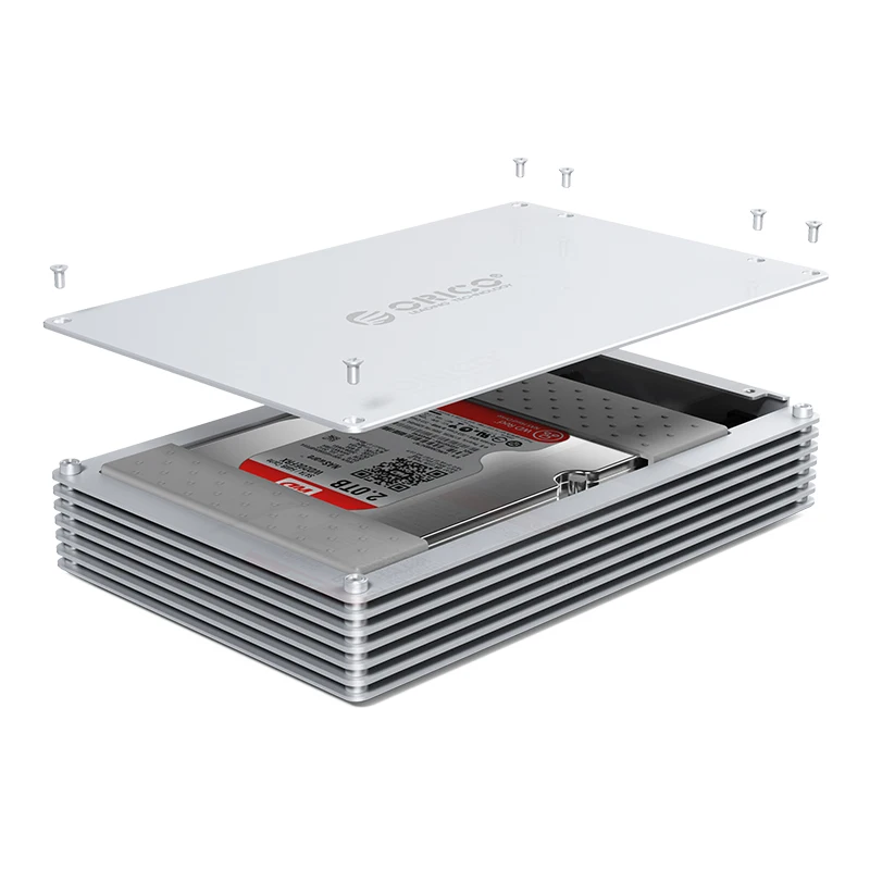 Orico 2,5 дюймов Diy Hdd корпус type-C Hdd корпус SATA интерфейс высокоскоростная коробка внешний жесткий диск Корпус для samsung Seaga