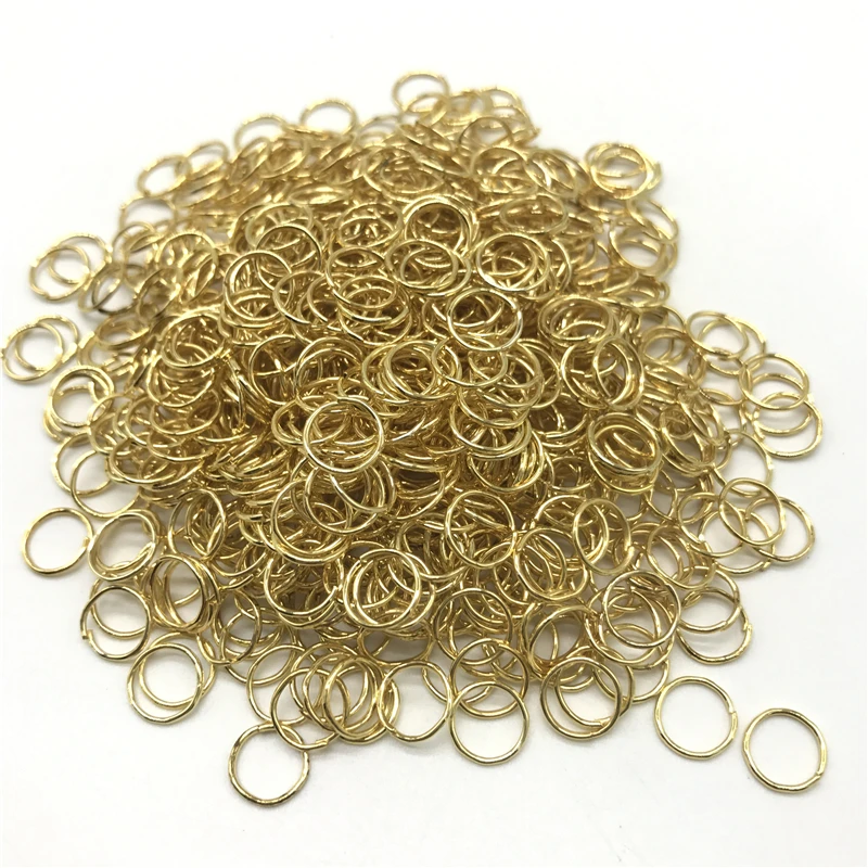 Jump rings 4mm 6mm 8mm 10mm Metal Open Jump Rings Split Rings Connectors For Diy Jewelry Making