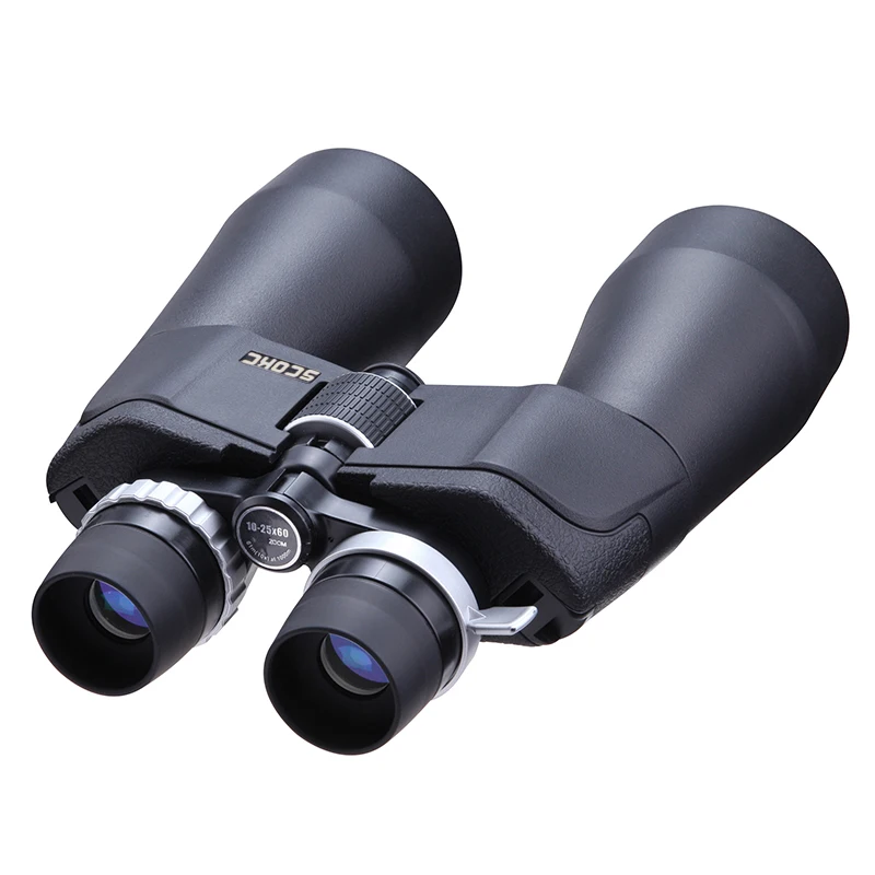 US $87.02 SCOKC High Power Zoom 1025X60 power zoom Binoculars BAK4 for hunting professional monocular telescope high quality telescope
